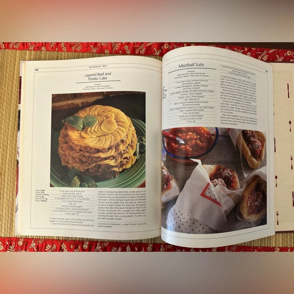 Fresh Way With Beef And Lamb - Healthy Home Cooking by Time Life Book Vintage HC